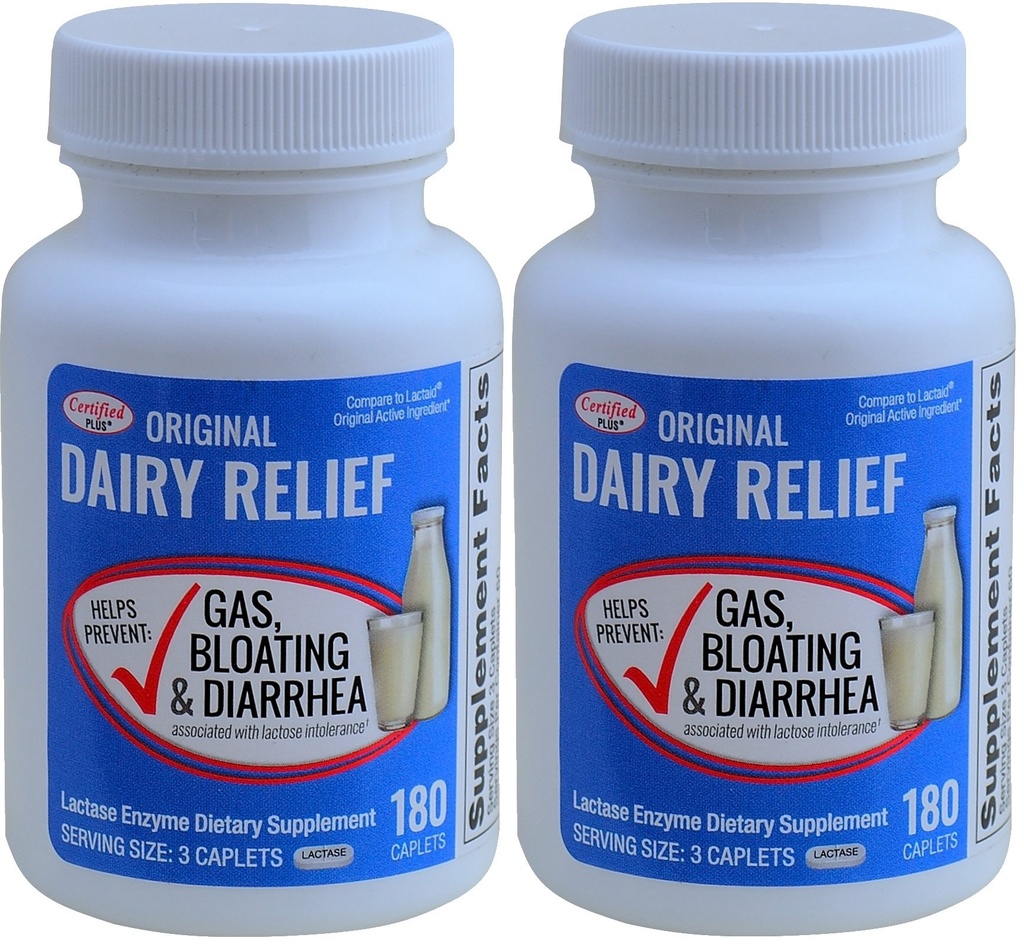 Laktáza Enzyme 360 Caplets Generic Lactaid Pôvodná sila