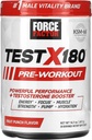 FORCE FACTOR Test X180 Predprášok & Energy Supplement, Boost Focus & Vytrvalosť, Build Muscle & Strength, Nitric Oxide Supplement with Ashwagandaha & L-Citrulline, Fruit Punch, 30 Servings
