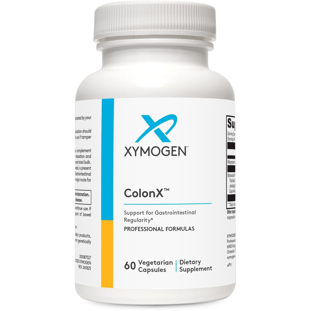 XYMOGEN ColonX - podporuje GI Motility, Stool hromadne, trávenie, asimilácia, a Eliminácia - Triphala doplnok s horčíkom citrát, Cape Aloe (60 kapsúl)