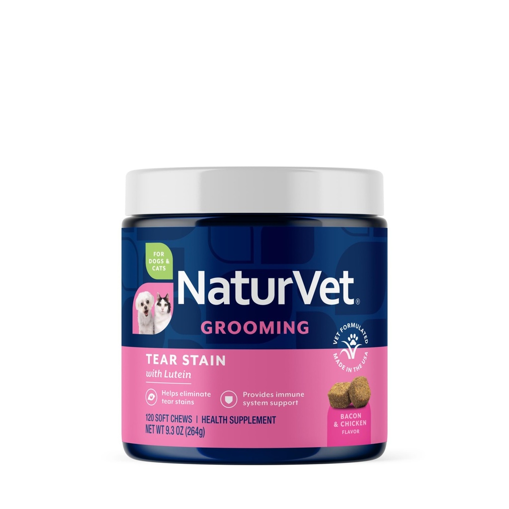 NaturVet Lutein Tear Stain Doplnky pre psy a mačky 