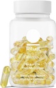 Rituálna Omega 3 - Vegan - veda-zabalená dávka DHA & EPA mastných kyselín v pomere 2:1, Biodostupná, Podpora zdravia mozgu a srdca, minimálna burp-Back, trvalo zásobovaná mikrorias, 30 dní