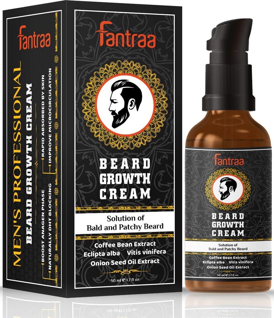 Brada rastový krém - 50 ml - Viac brada rastu s kávovou fazuľou a cibuľou extrakt- 100% prírodné 