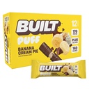 Postavený bar, Puff Protein Bars, Banana Cream Puff, 17g Bielkoviny Snacks, On-The-Go Bars, Iba 140 kalórií, 6g Cukor, Kolagén, Gluten Free, 12 Počet