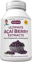 ANDREW LESSMAN Ultimate Açai Berry Extrakty 60 Kapsule - Dodáva Štandardizované, Anti-Oxidant bohaté, užitočné Acai Berry komponenty. High-Potency Blend. Ochranné zlúčeniny. Žiadne prídavné látky