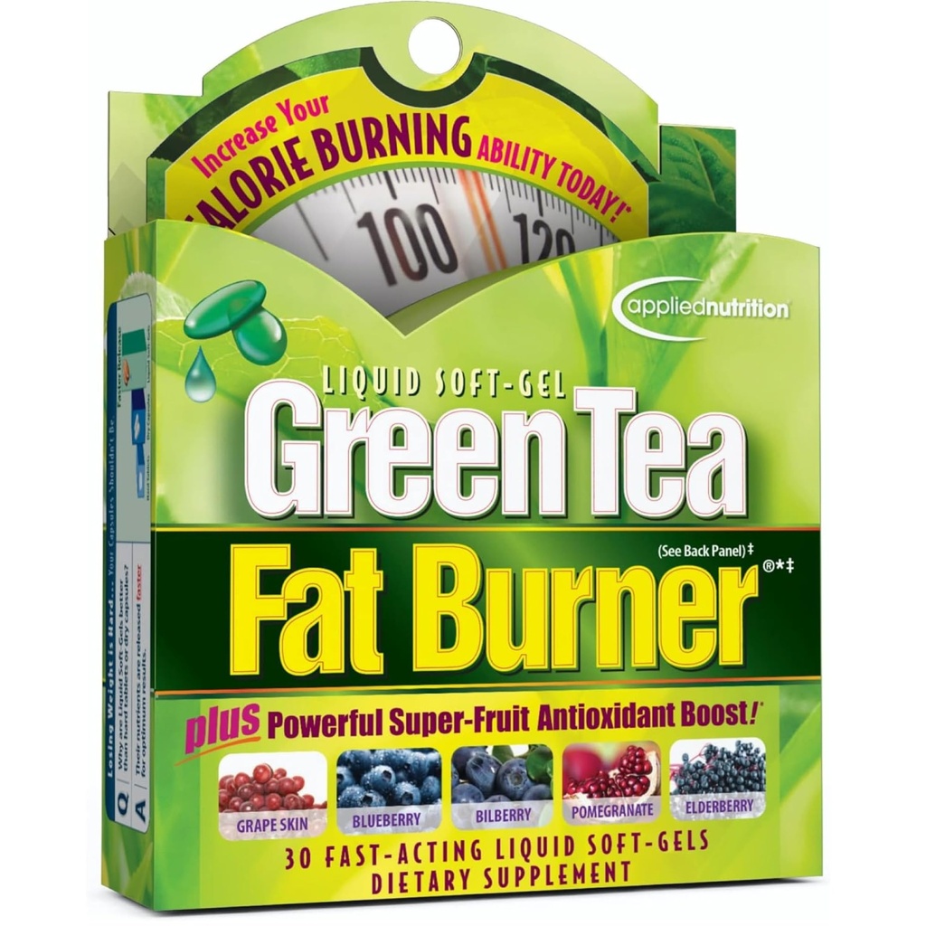 Applied Nutrition Green Tea Fat Burner - 30 Tekuté mäkké gély