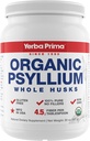 Yerba Prima Organic Psyllium Celo Husks Colon Cleanser - 20 oz - Natural Daily Dietary Fiber Supplement 20oz, Colon Cleanser, Regularity & Detox Cleaning Support, Gluten Free, Non GMO, Vegan