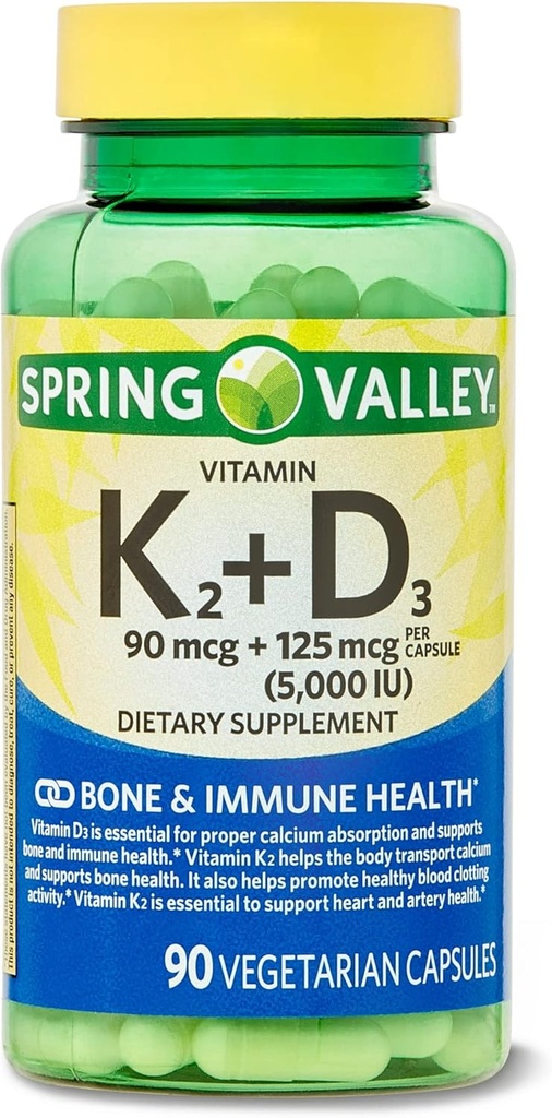 abseits vitamín K2 (90mcg) + D3 (125mcg) 90 gróf Vegetariánska kapsula