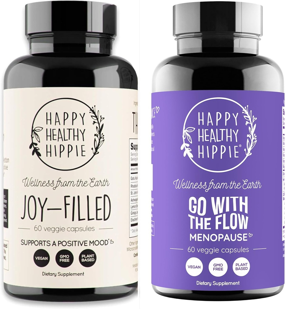 Happy Healthy Hippie Go with The Flow Menopauza Podpora & Radosť naplnená nálada