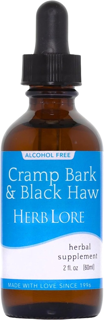 Herb Lore Cramp Bark & Black Haw Tinture 