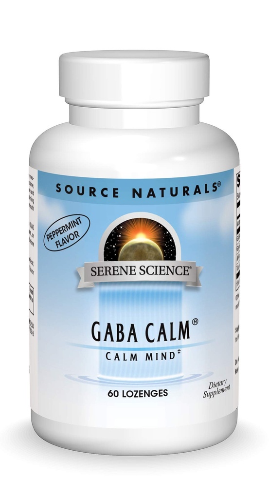 Zdroj Naturals Serene Science, GABA Calm Quick Dissolving Peppermint Flavor* - 60 Lozenges
