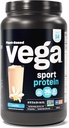 Vega Sport Protein Powder Vanilla (14 porcií, 20.4 oz) - Rastlinný Vegan Protein Powder, BCAAs, Amino Acid, tort cherry, Non Dairy, Gluten Free, Non GMO (Packaging May Vary)