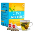 Aromlife 21 Day Milk Thitle Pečeň Detox čaj, na čistenie a podporu pečene, mlieko Thitle čaj s vysokým obsahom mlieka Thitle Pečeň Detox mliečneho semena a sladkého drievka koreňov