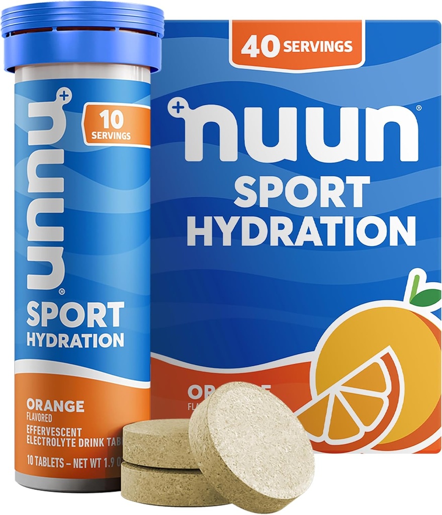 Nuun Sport: Electrolyte Drink Tablets, Orange, 10 gróf (Stoj zo 4)