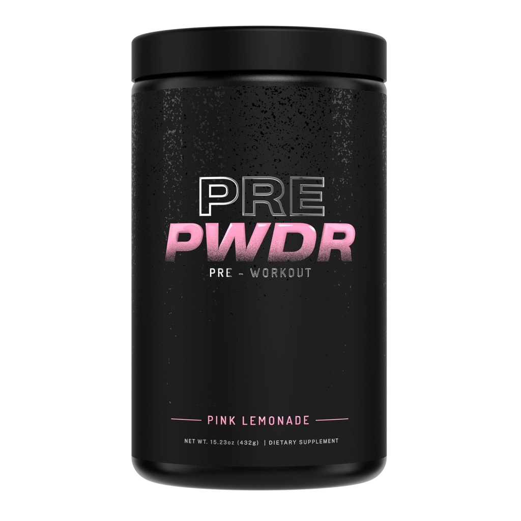 PWDRS prášok pred tréningom, všetky prírodné pred tréningom pre energiu, čerpadlo, vytrvalosť a sila, s kofeínom (Pink Lemonade)
