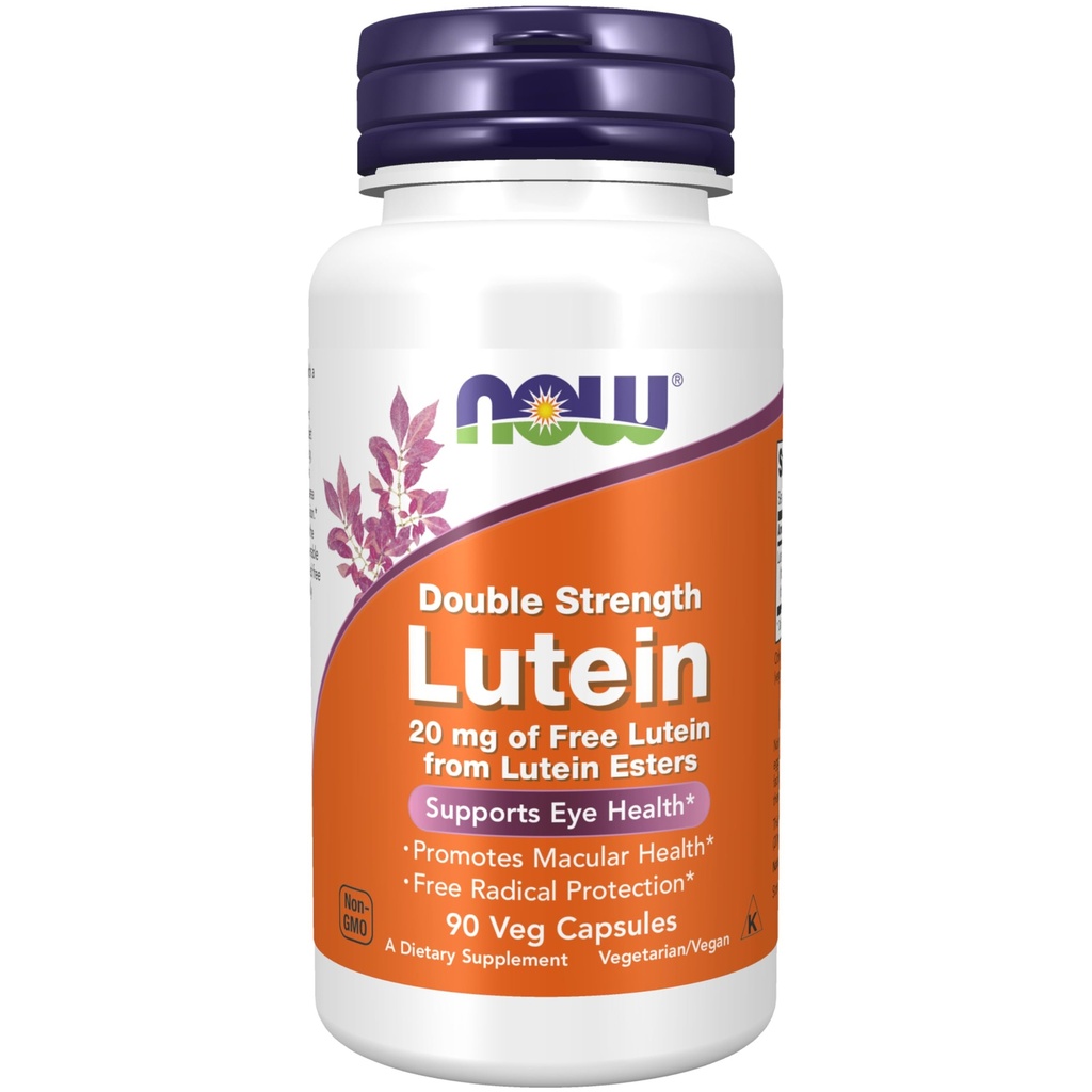 Teraz Foods Doplnky, Lutein 20 mg s 20 mg voľného luteínu z luteínu Esters, 90 Veg Kapsule