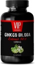 Vitamíny pre mozog a pamäť - Ginkgo BILOBA 120MG - Extrakt 50:1, Gingko biloba Complex, Ginkgo biloba Doplnky, Doplnky pre pamäť, Pamäťové doplnky pre mozog, Pamäťové pilulky, 1Bottle
