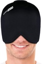 ComfiTECH Head Ice Pack Wrap Cold Cap Cooling Gél klobúk, veľký, čierny