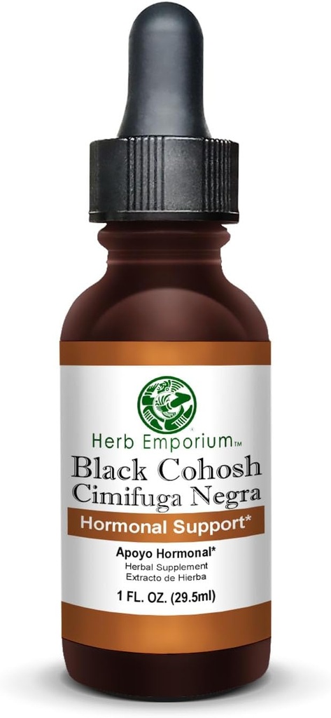 Rastlinné Emporium Black Cohosh Root Extract 1fl. oz. (29,5 ml) Rastlinné doplnky Hormonálna podpora (Obsah 1)