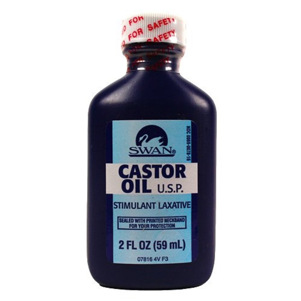 Labutí Castor Oil - 2 oz Fľaša, (4 balenia)
