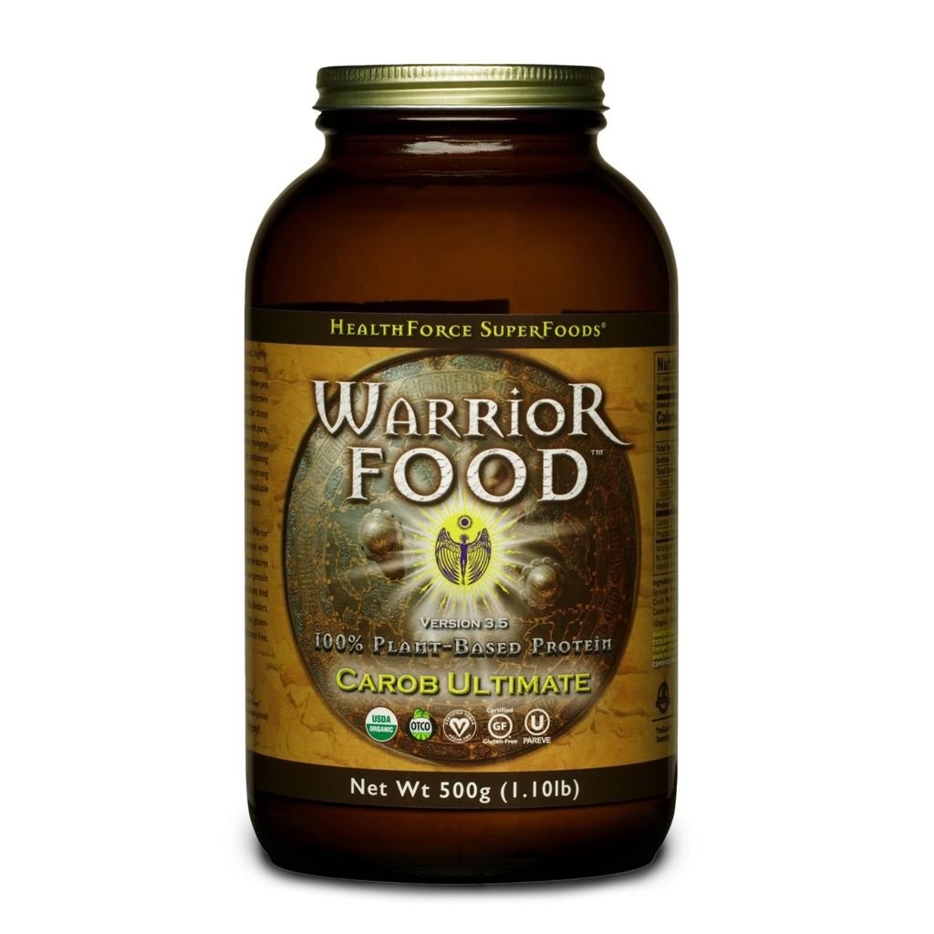 ZDRAVOTNÍCTVO SUPERFOODS Bojovník Food Protien Powder - Karobová príchuť - 500 gramov