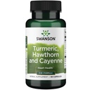 Swanson Full Spectrum Turmeric Hawthorn & Cayenne 60 kapsúl