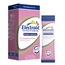Powder Pakets Electrolit Electrolytes, Strawberry Kiwi 8 Balenie, práškové hydratačné pakety na dehydratáciu a rehydratáciu, po tréningu Ochutený hydratačný nápoj Mix, lepidlo bez vodovodné tyčinky