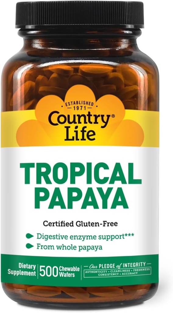 Krajina Život - Natural Tropical Papaya Enzyme - 500 Žuvačky