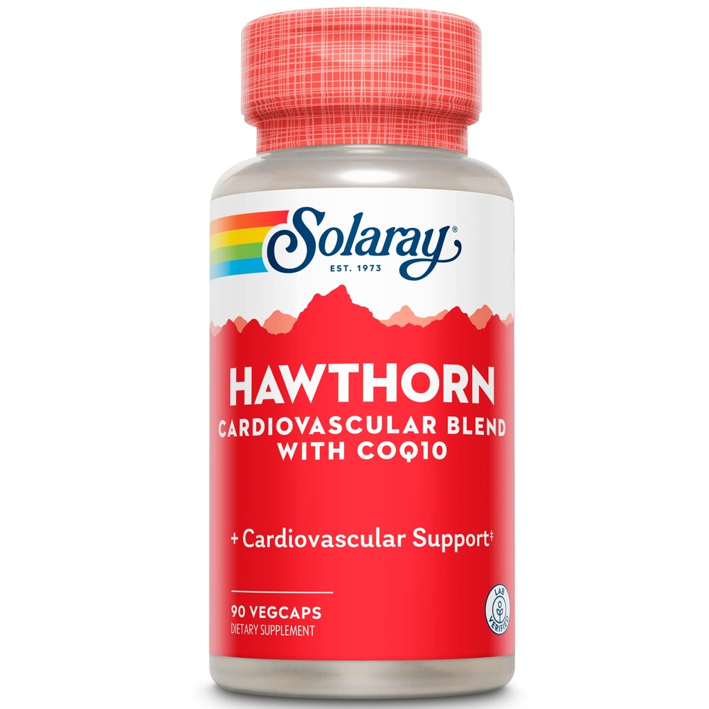 SOLARAY Hawthorn Special Formula, 150mg, 90 Počet