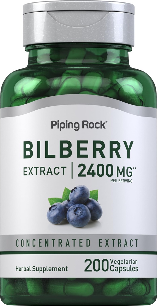 Piping Rock Bulberry Extract Kapsule 2400mg 