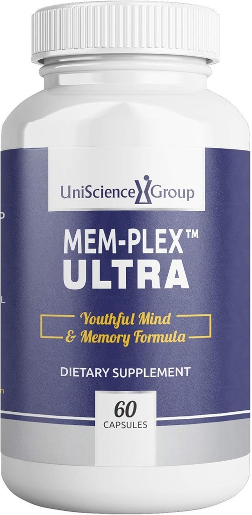 Mem-Plex Ultra, Natural Memory Suplement with Fosfatidyl Serine, Bacopa Monniera Extract and Neurofactor Whole Coffee Fruit Extract, 60 Kapsule