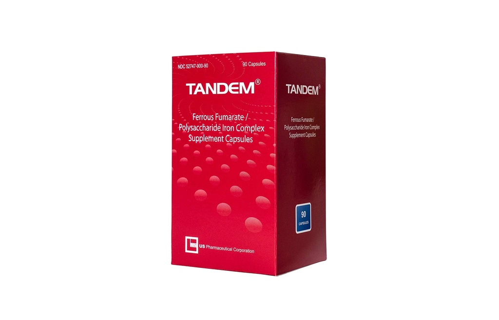 Tandem - 106 mg elementárne železo - ľahko sa prehĺtať - vysoká znášanlivosť - bez zápachu a bez chuti