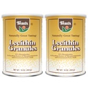 Fearn Natural Foods Soy Lecithin srsť s tučným emulgátorom s esenciálnymi živinami pre zdravie, zlepšuje textúru koláčov, chleba a DIY Gumies, 16 Oz (Stock of 2)