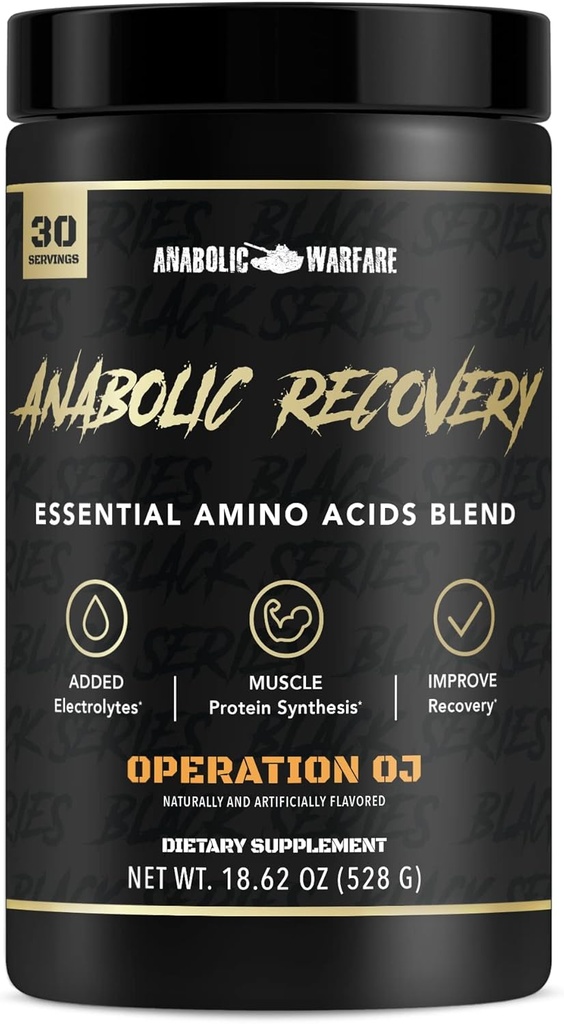 Anabolické zotavenie, Essential Amino Acides, Post Cvičenie zotavenie, Premium Hydratácia, Build Muscle* (Operácia OJ, 30 Servings)