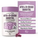 Legendairy Milk Pure Inositol Supplement - Myo Inozitol a D-Chiro Inozitol Kapsule - Ideálne 40:1 pomer - Ovarian & Fertility Podpora pre ženy - 30 dní dodávky