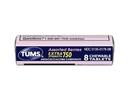 Tums Extra sila 750 Antacidum s vápnikom doplnok Vápnik bohaté rozmanité Bobule ochutené - 24 vrecká veľkosť rolky 8 žuvacie tablety Každý roll (192 žuvacie tablety celkom)