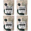 Práškové džungle Bylinné púdry Bundle - Šilajit Powder, Tongkat Ali for Men Powder, Black Ant Extract Powder, Fadogia Agrestis Extract for Men Supplement