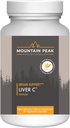 Mountain Peak Nutritionals Pečeň C - Organ Supplement pomáha udržiavať zdravú funkciu pečene a výrobu energie - w/Silifos® & Huby - Hypoalergénne Dietary Supplement (90 Vegetariánskych kapsúl)