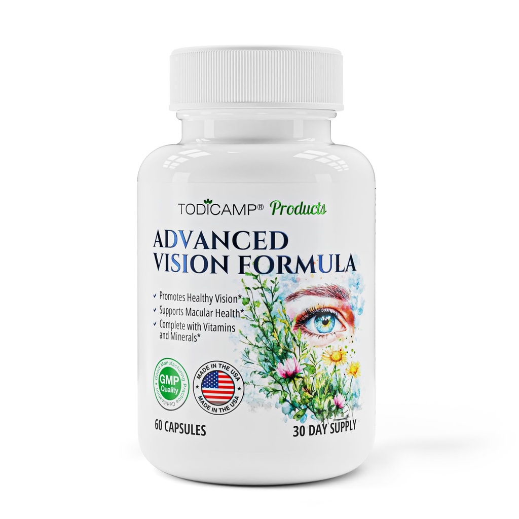 Macular Support Eye Health Vitamíny a vision Doplnky Lutein 400mg, Zeaxantin 10mg, Eyebright Herb, Lycopene Supplement & Brusnic Supplement for Eyes, Eye Vitamíny pre seniorov a dospelých