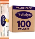 Pedialyte Electrolyte prášok balíčky, pomaranč, hydratačný nápoj, 100 jednoslúzny prášok balíčky