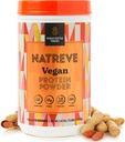 Natreve Vegan Protein Powder - 25g Plant Based Protein Powder with Probiotics and Amino Acides - Gluten Free Arašidové maslo Parfait, 18 Servings