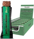 Barebells Protein Bars Hazelnut & Nougat - 12 Gróf, 1.9oz Bary - Proteínové Snacks s 20g High Protein - Chocolate Protein Bar s 1g celkového cukru - Na Go Protein Snack & Breakfast Bars