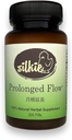 Silkie Predĺžený doplnok prietoku - Hormonálna podpora rovnováhy, Znižuje a reguluje menštruačný cyklus, Hot Flash & Night Sweats Relief, 300 Počet