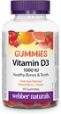 Webber Naturals Webber Natruals Vitamín D3, 1000 Iu 90 Počet
