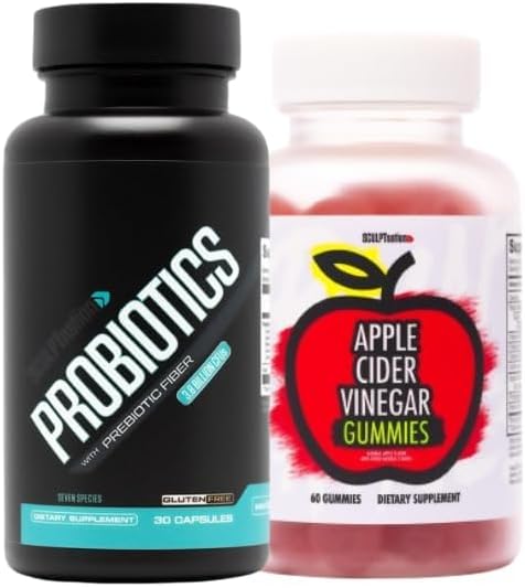 Sculpt Nation by V Shred Probiotiká a Apple Cider Ocogar Gumies Bundle