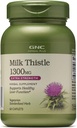 GNC bylinné Plus mlieko bodka 1300mg doplnok, extra sila, vegetarián, podporuje zdravé funkcie pečene, 60 slúži