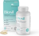 Biosil Collagen Booster Supplement - 120 Pôvodné kapsule - Patentovaný ch-OSA Aktivátor pre pokožku, vlasy, nechty a kĺby - podporuje prírodnú výrobu - 60-Deň dodávky
