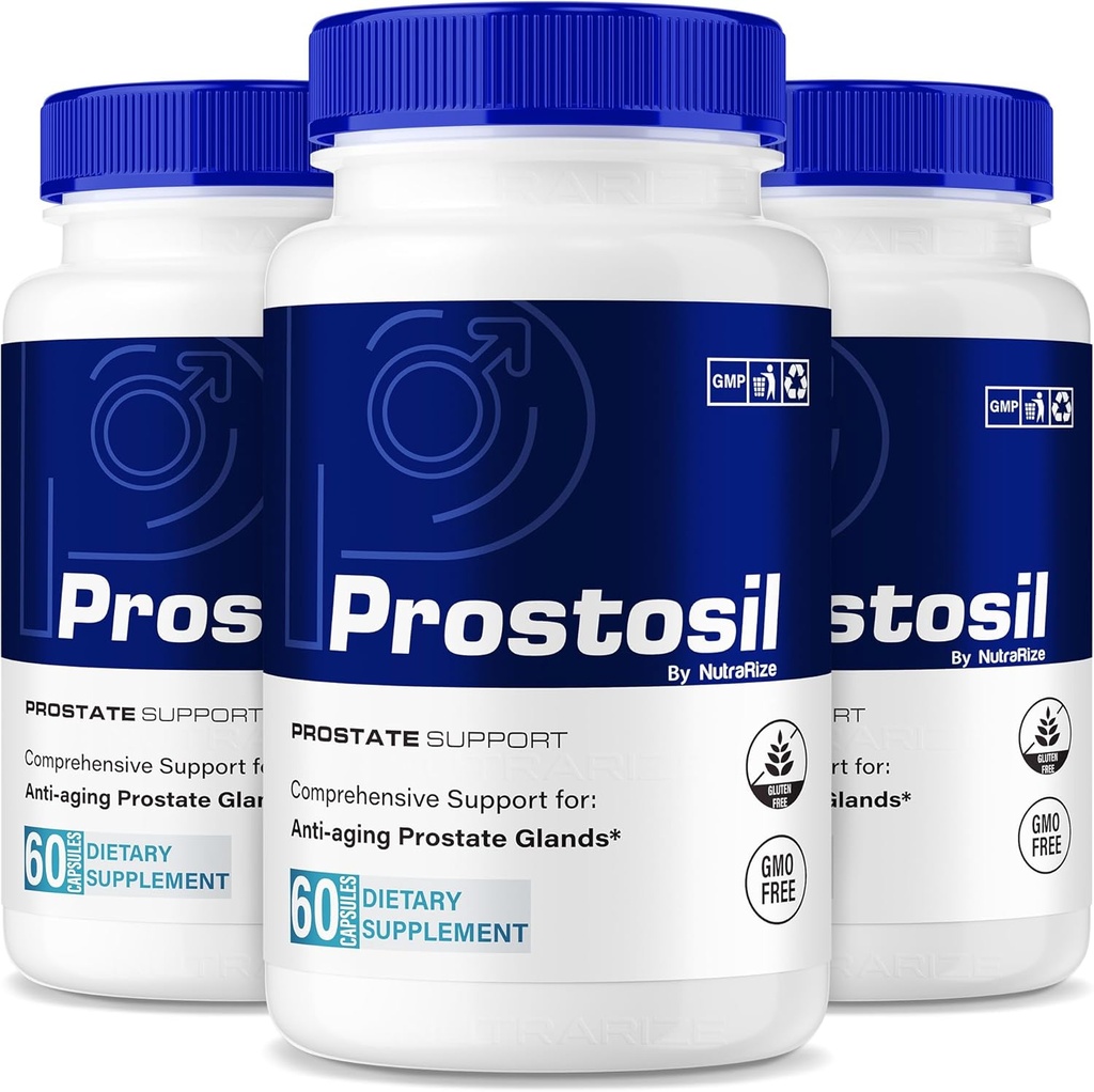 (3 balenia) Prostosil kapsuly, All Natural Formula For Prostate Health Support, Maximálna sila bylinné doplnok pre kontrolu a celkové zdravie, Prosto sil vitamínové pilulky oficiálne preskúmanie (180 kapsuly)