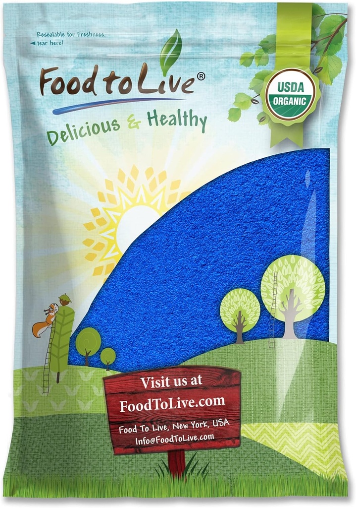 Potraviny pre živé organické modré spirulina prášok, 8 libier 