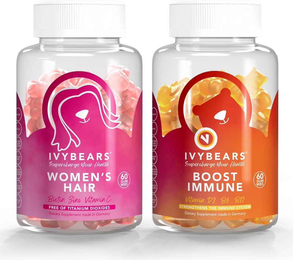 IvyBears® Ženy Vlasy a imunitná podpora Bundle 