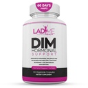 DIM Complex 150mg Hormonálna podpora Menopauza Relief Supplement for Hot Flash & Hormonal Acne Relief Bioperine, Brokolica & Calcium Estrogen Metabolizmus Balance Pills for Women 60 Capsules by LadyMe